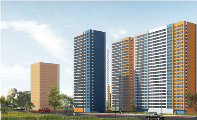 Вид по ул. Новостроя Вид по ул. Новостроя