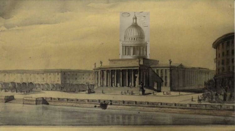 Надстройка здания куполом Надстройка здания куполом