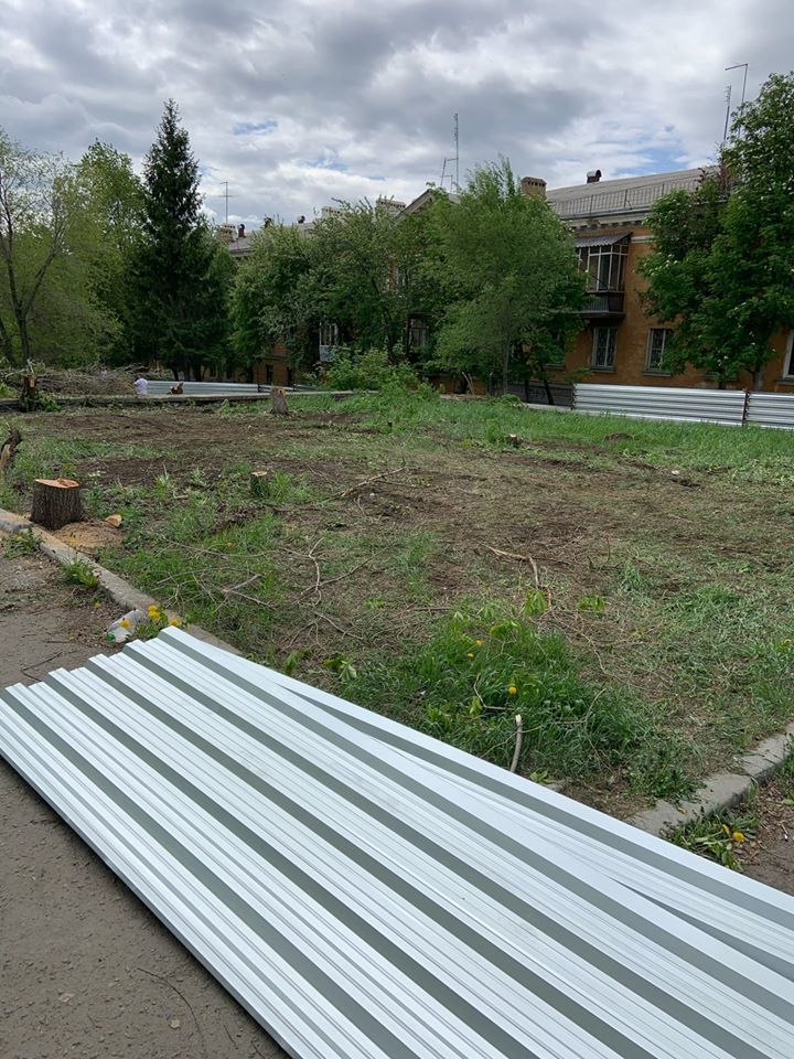 В Челябинске власти разрешили уничтожить здоровые деревья под строительство аптеки 1 В Челябинске власти разрешили уничтожить здоровые деревья под строительство аптеки 1