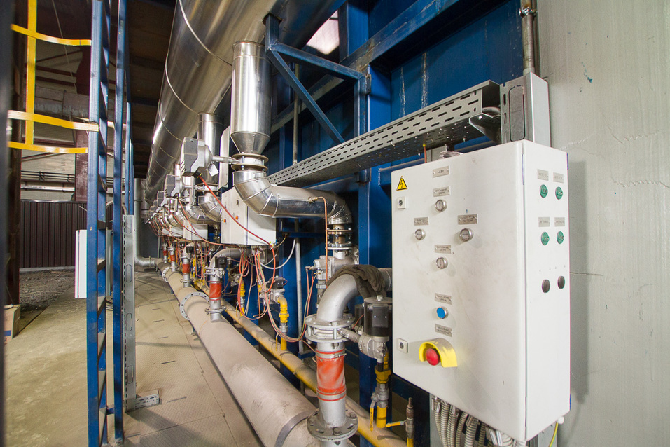 Новая печь в новом цехе Новая печь в новом цехе