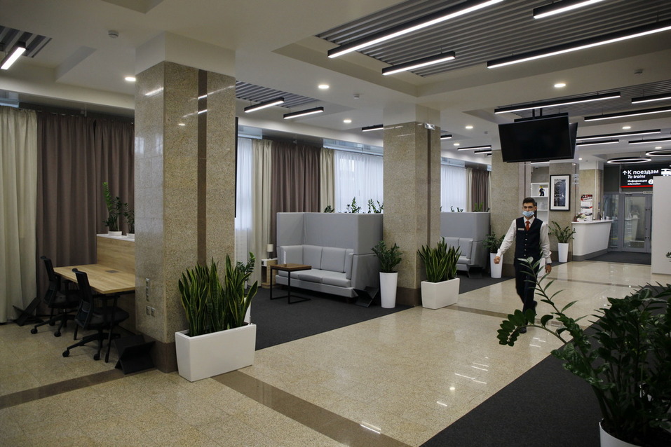 Бизнес-зал открылся на железнодорожном вокзале «Нижний Новгород». ФОТОРЕПОРТАЖ 2 Бизнес-зал открылся на железнодорожном вокзале «Нижний Новгород». ФОТОРЕПОРТАЖ 2