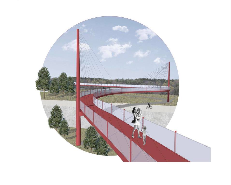 «Соединит Плотинку и лесопарк». Архитекторы спроектировали мост через промзону на Шарташе 1 «Соединит Плотинку и лесопарк». Архитекторы спроектировали мост через промзону на Шарташе 1