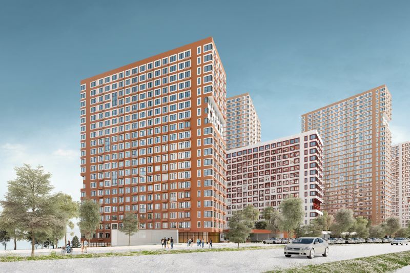 Фасады будущей застройки Фасады будущей застройки