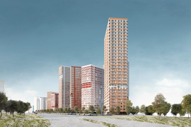 Вид будущей застройки Вид будущей застройки