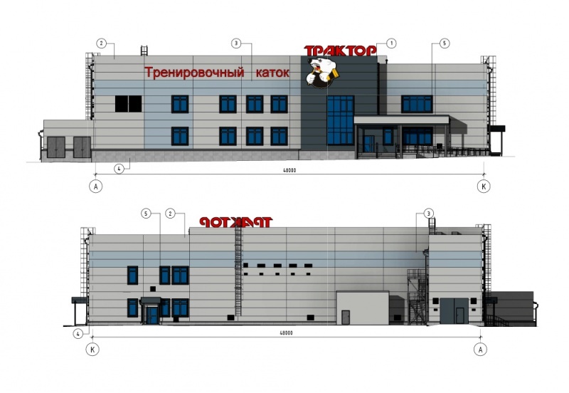 В Челябинске за 400 млн построят тренировочный каток для ХК «Трактор» 1 В Челябинске за 400 млн построят тренировочный каток для ХК «Трактор» 1