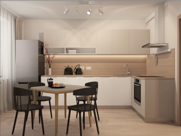 Кухня с мебелью Кухня с мебелью