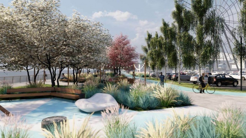 Полгода и 50 млн: стали известны детали проекта благоустройства набережной у «Мегаполиса» 1 Полгода и 50 млн: стали известны детали проекта благоустройства набережной у «Мегаполиса» 1