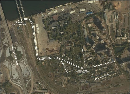 Выезд с Пашенного на Николаевский мост построят в 2023 году 1 Выезд с Пашенного на Николаевский мост построят в 2023 году 1