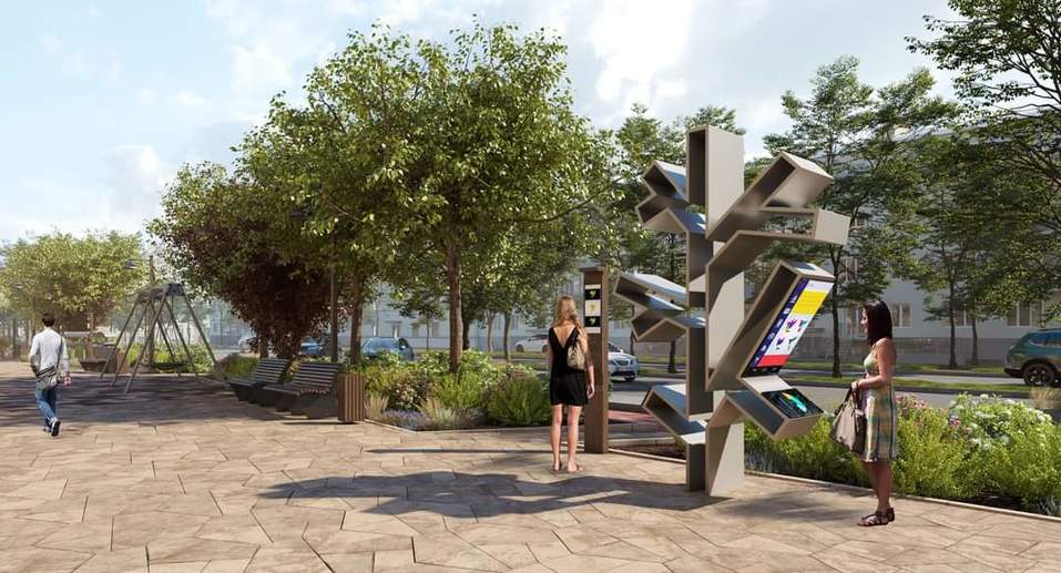 Велосипедная дорожка, скульптуры птиц и парковка: в центре Челябинска появится сквер 2 Велосипедная дорожка, скульптуры птиц и парковка: в центре Челябинска появится сквер 2