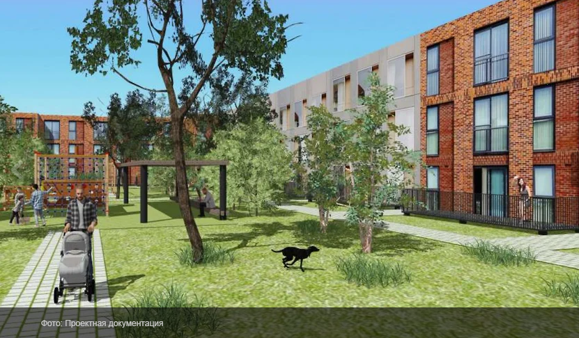 Рендеры малотажного квартала в Академическом Рендеры малотажного квартала в Академическом