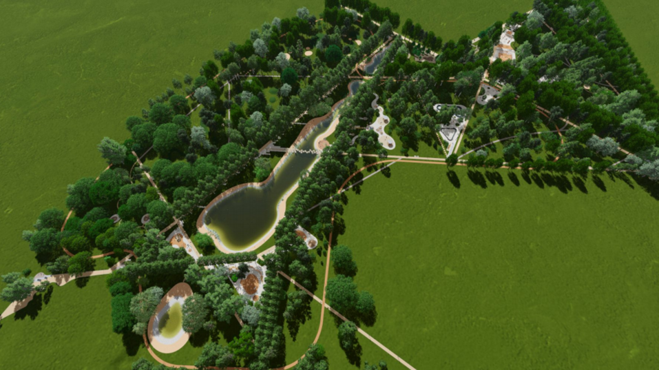 «Собачий» парк на Ясной благоустроят для людей. Каким он будет — рендеры 1 «Собачий» парк на Ясной благоустроят для людей. Каким он будет — рендеры 1