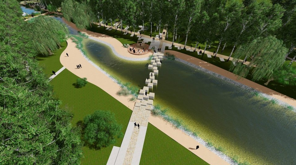 «Собачий» парк на Ясной благоустроят для людей. Каким он будет — рендеры 3 «Собачий» парк на Ясной благоустроят для людей. Каким он будет — рендеры 3