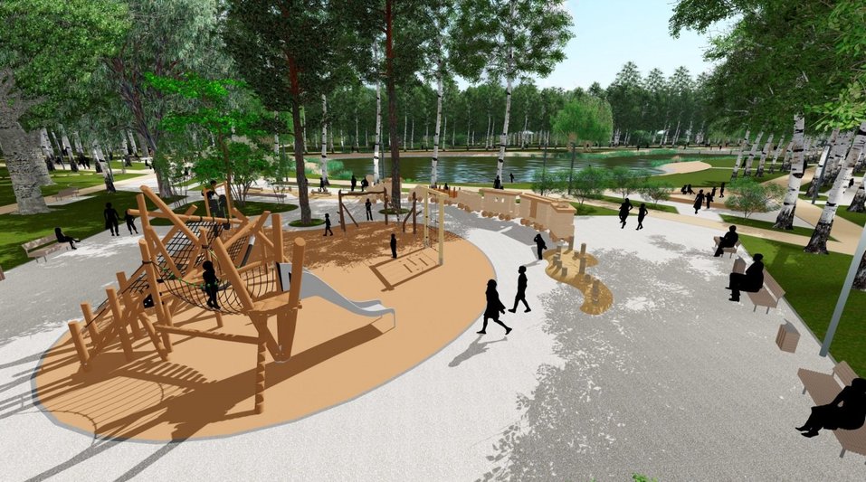 «Собачий» парк на Ясной благоустроят для людей. Каким он будет — рендеры 4 «Собачий» парк на Ясной благоустроят для людей. Каким он будет — рендеры 4