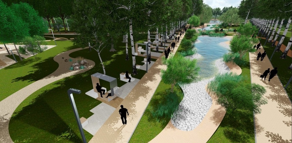 «Собачий» парк на Ясной благоустроят для людей. Каким он будет — рендеры 5 «Собачий» парк на Ясной благоустроят для людей. Каким он будет — рендеры 5