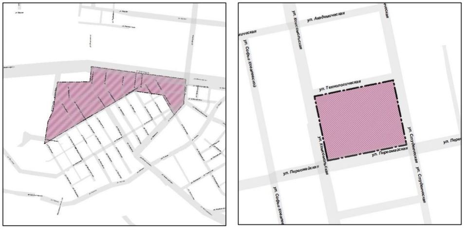 Территории под реновацию Территории под реновацию