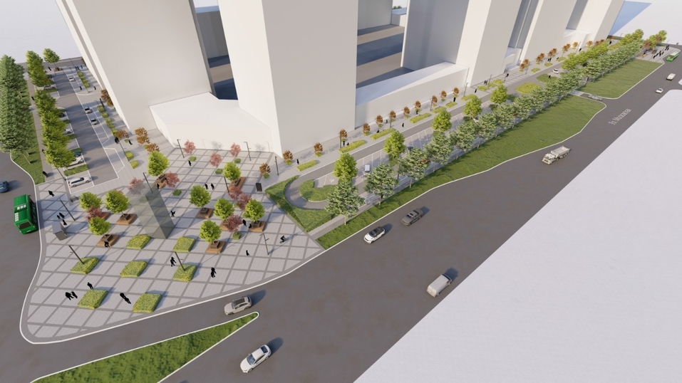 Екатеринбургский девелопер сделает сквер для города за свои деньги 1 Екатеринбургский девелопер сделает сквер для города за свои деньги 1