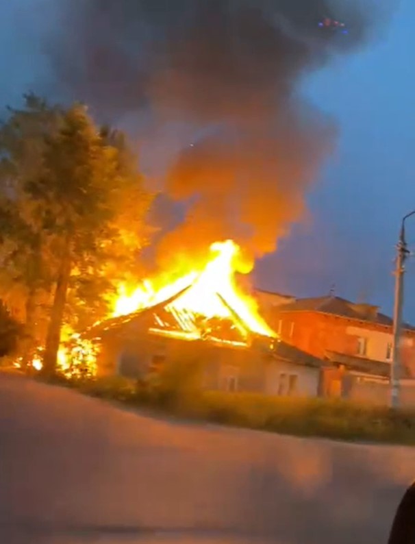 Пожар на Балтыме. Фото очевидца Пожар на Балтыме. Фото очевидца