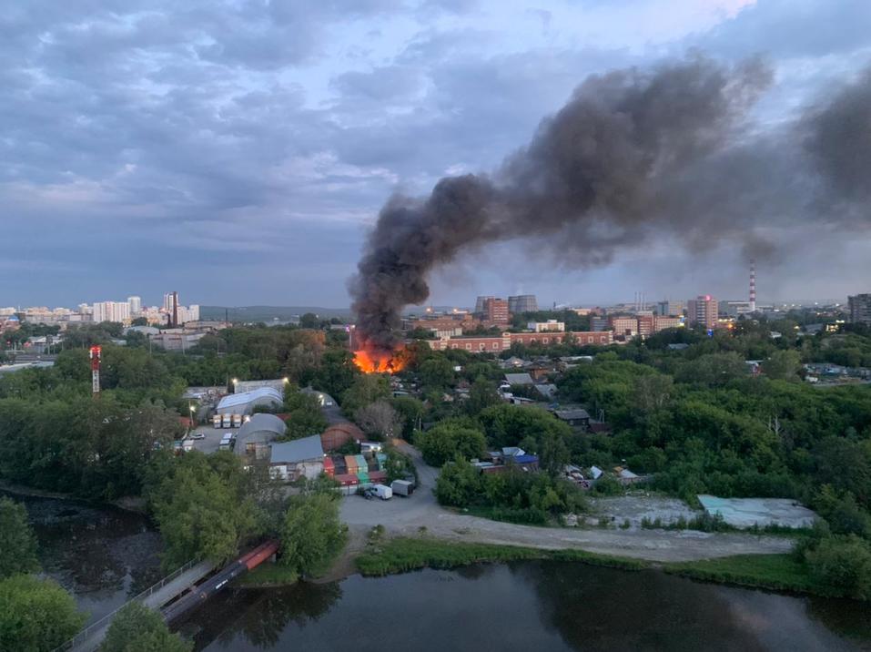 Пожар в Заречном Пожар в Заречном