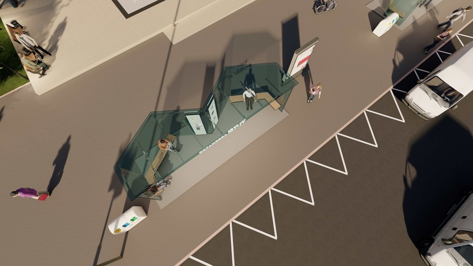 Новая концепция стеклянных остановочных комплексов в центре Челябинска 1 Новая концепция стеклянных остановочных комплексов в центре Челябинска 1