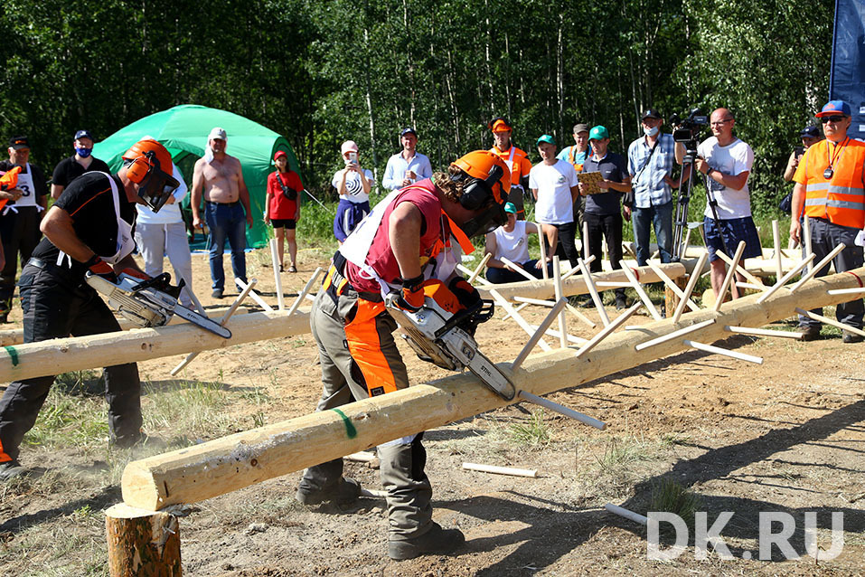 Распил по-нижегородски. Лесорубы сразились за звание самого умелого. ФОТО 4 Распил по-нижегородски. Лесорубы сразились за звание самого умелого. ФОТО 4