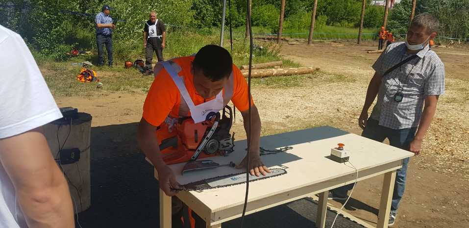 Распил по-нижегородски. Лесорубы сразились за звание самого умелого. ФОТО 6 Распил по-нижегородски. Лесорубы сразились за звание самого умелого. ФОТО 6