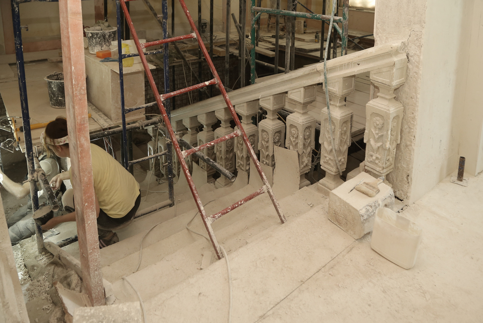 «Приобретает облик музея XVIII века». Мэр проверил ход работ в Литературном музее Горького 2 «Приобретает облик музея XVIII века». Мэр проверил ход работ в Литературном музее Горького 2