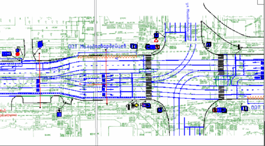 Организация движения на Комсомольском проспекте — финальный проект 1 Организация движения на Комсомольском проспекте — финальный проект 1