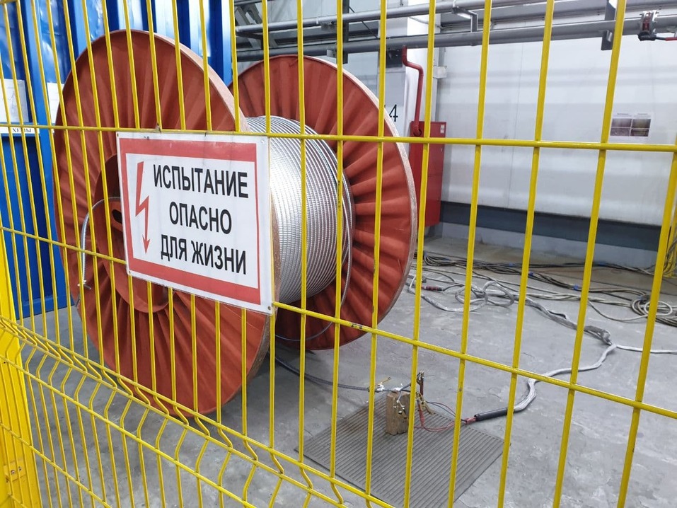 Испытание бронированного кабеля Испытание бронированного кабеля