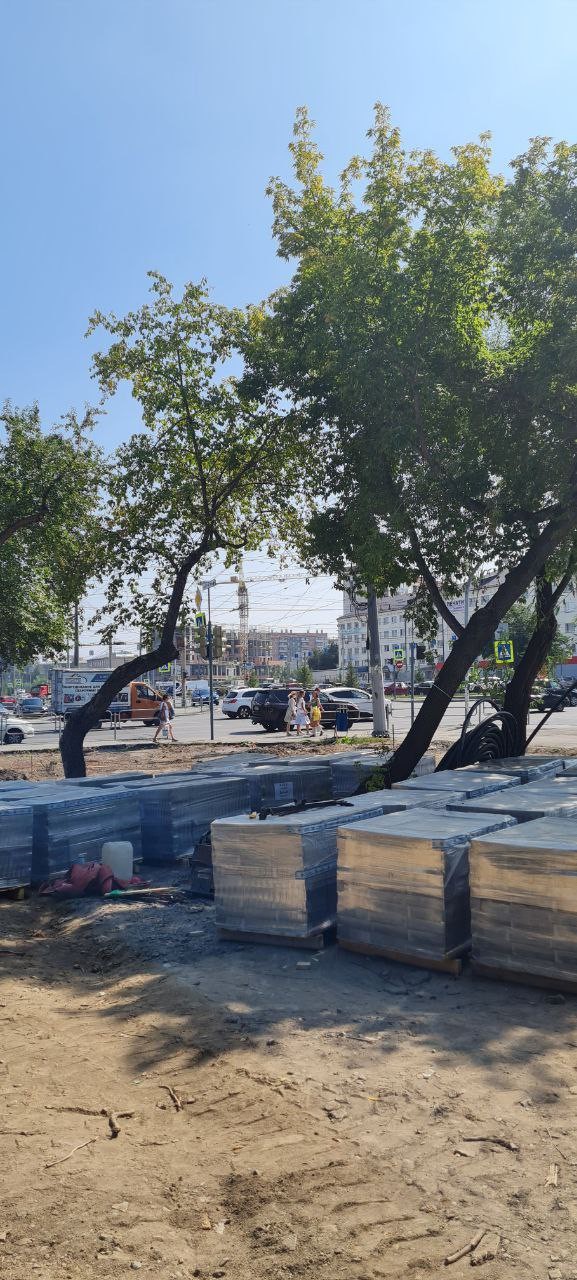 В центре Челябинска к концу сентября появится новый сквер 5 В центре Челябинска к концу сентября появится новый сквер 5