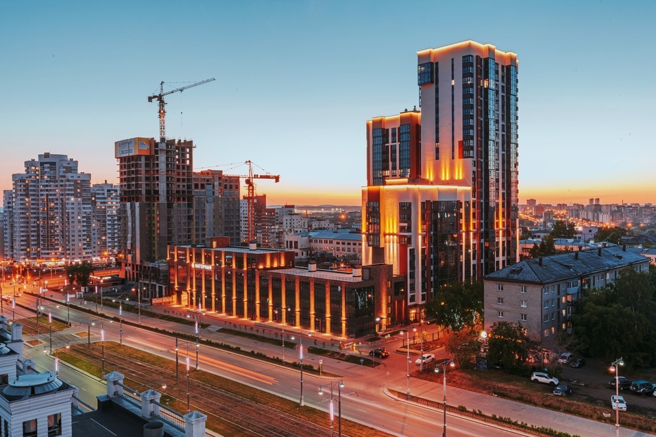 Вид сверху на ЖК "Нагорный" Вид сверху на ЖК "Нагорный"