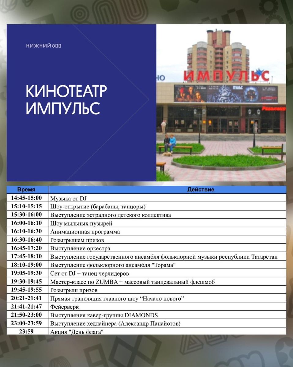 Опубликована подробная программа празднования 800-летия Нижнего Новгорода 21 августа 3 Опубликована подробная программа празднования 800-летия Нижнего Новгорода 21 августа 3