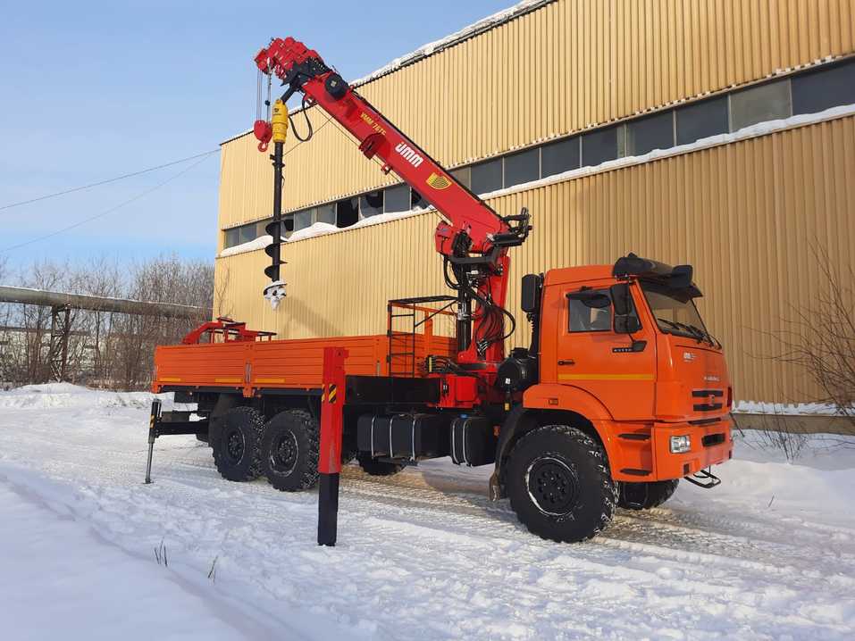 Манипулятор с буровой навеской Манипулятор с буровой навеской