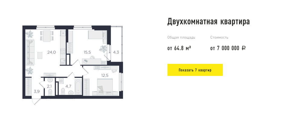 Ультрафункциональные метры: квартиры в Екатеринбурге для самых требовательных покупателей 3 Ультрафункциональные метры: квартиры в Екатеринбурге для самых требовательных покупателей 3