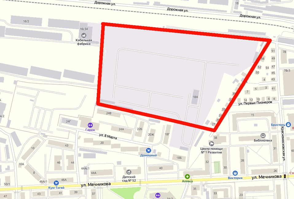 Культбытстрой отказался от участка на 8 Марта
1 Культбытстрой отказался от участка на 8 Марта
1