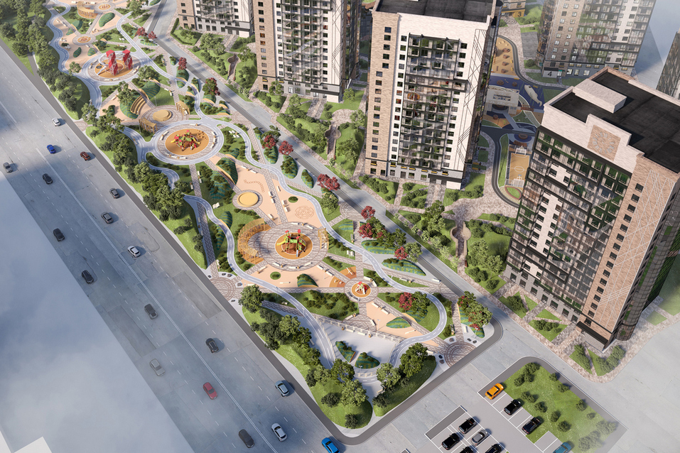 На Взлетке появится новый сквер площадью 12 000 квадратных метров 1 На Взлетке появится новый сквер площадью 12 000 квадратных метров 1