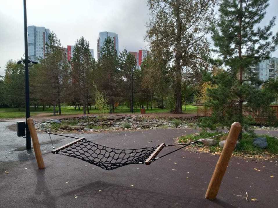 В Красноярске завершают благоустройство «Юдинского сада» 2 В Красноярске завершают благоустройство «Юдинского сада» 2