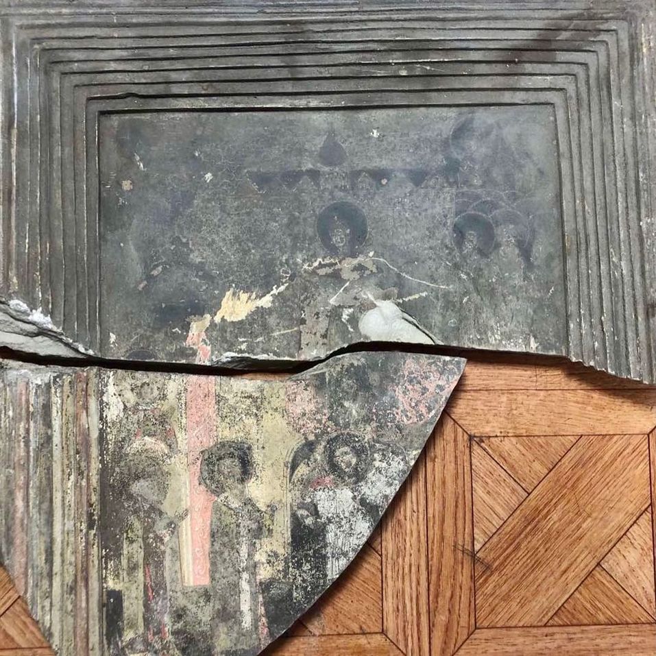 Находка, обнаруженная в ходе реставрации церкви Находка, обнаруженная в ходе реставрации церкви