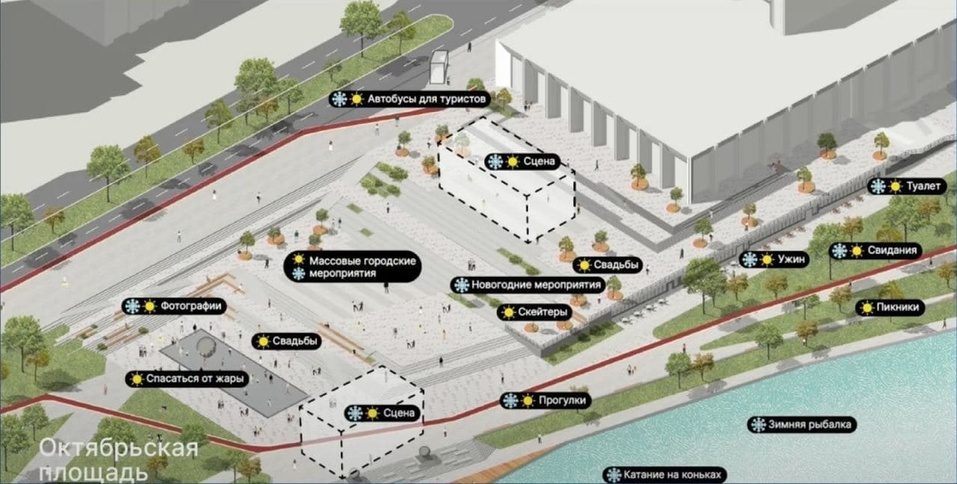 Концепция благоустройства набережной Городского пруда. Официальная документация проекта Концепция благоустройства набережной Городского пруда. Официальная документация проекта