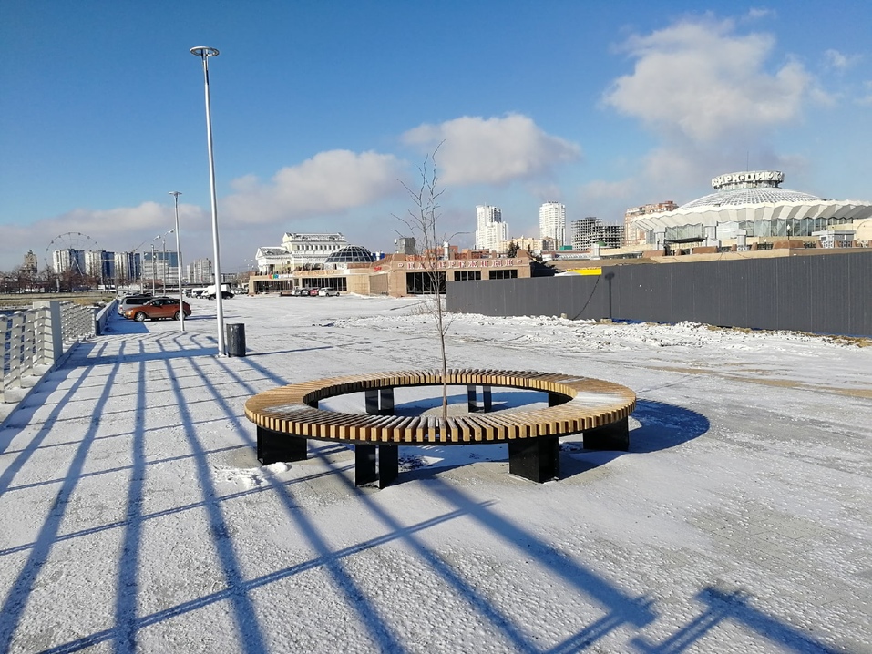 Десять деревьев и пять лавочек: что представляет новая очередь челябинской набережной? 1 Десять деревьев и пять лавочек: что представляет новая очередь челябинской набережной? 1