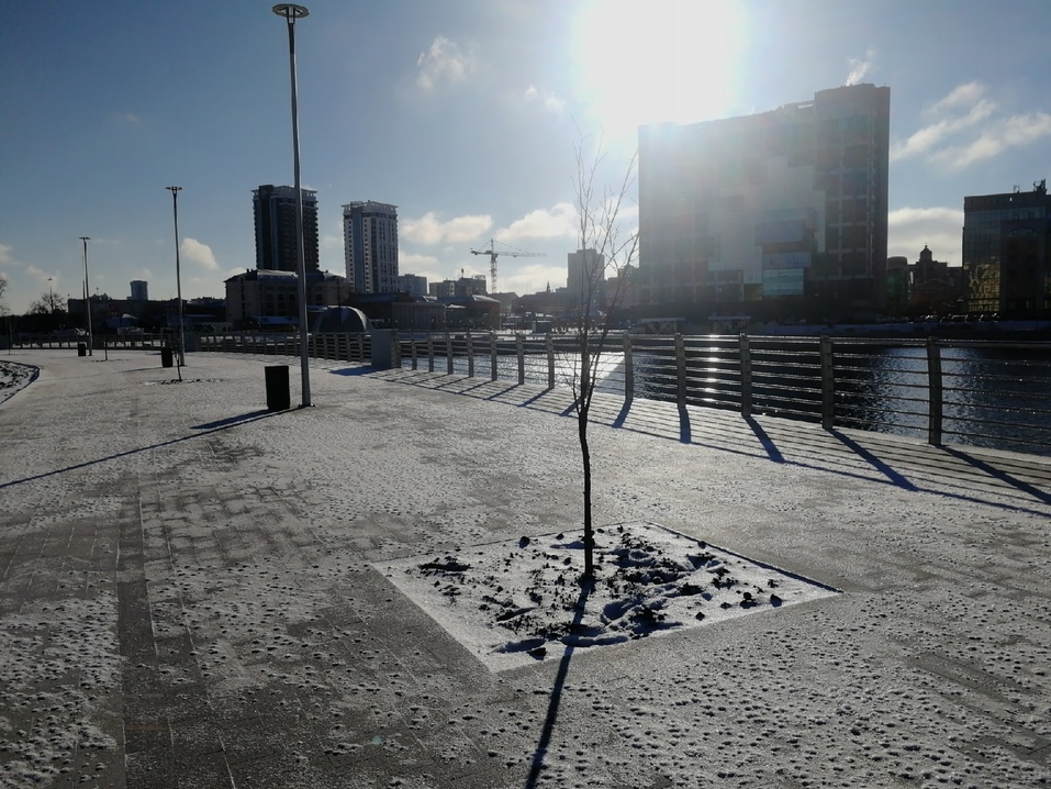 Десять деревьев и пять лавочек: что представляет новая очередь челябинской набережной? 3 Десять деревьев и пять лавочек: что представляет новая очередь челябинской набережной? 3