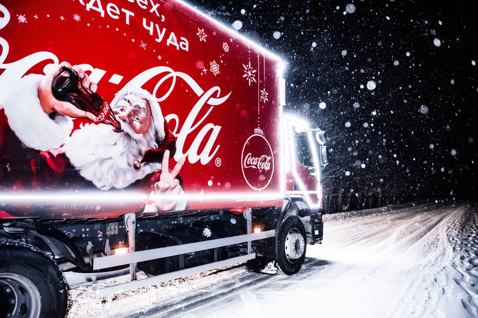 Виртуальный «Рождественский караван Coca Cola» добрался до Новосибирска  2