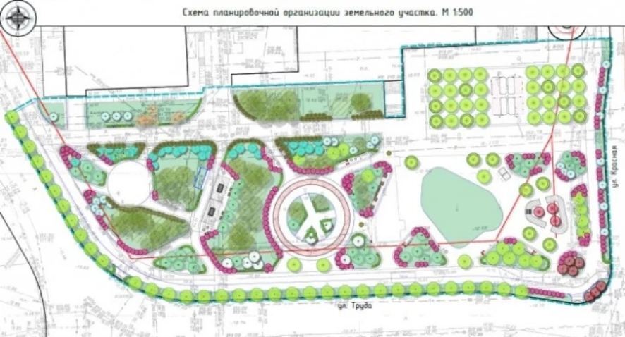 Застройщик набережной за «Мегаполисом» благоустроит сквер возле ДС «Юность» 1 Застройщик набережной за «Мегаполисом» благоустроит сквер возле ДС «Юность» 1