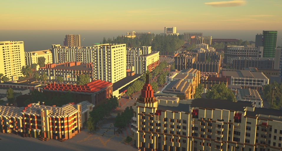 Энтузиаст построил центр Челябинска в игре Minecraft 2