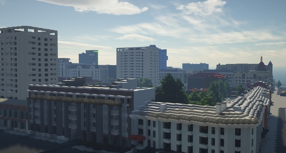 Энтузиаст построил центр Челябинска в игре Minecraft 5