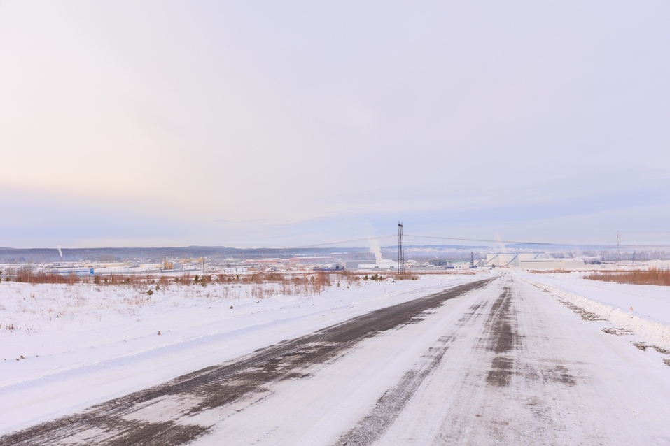 Дороги на территории "ЕКАД Южный" асфальтированы Дороги на территории "ЕКАД Южный" асфальтированы