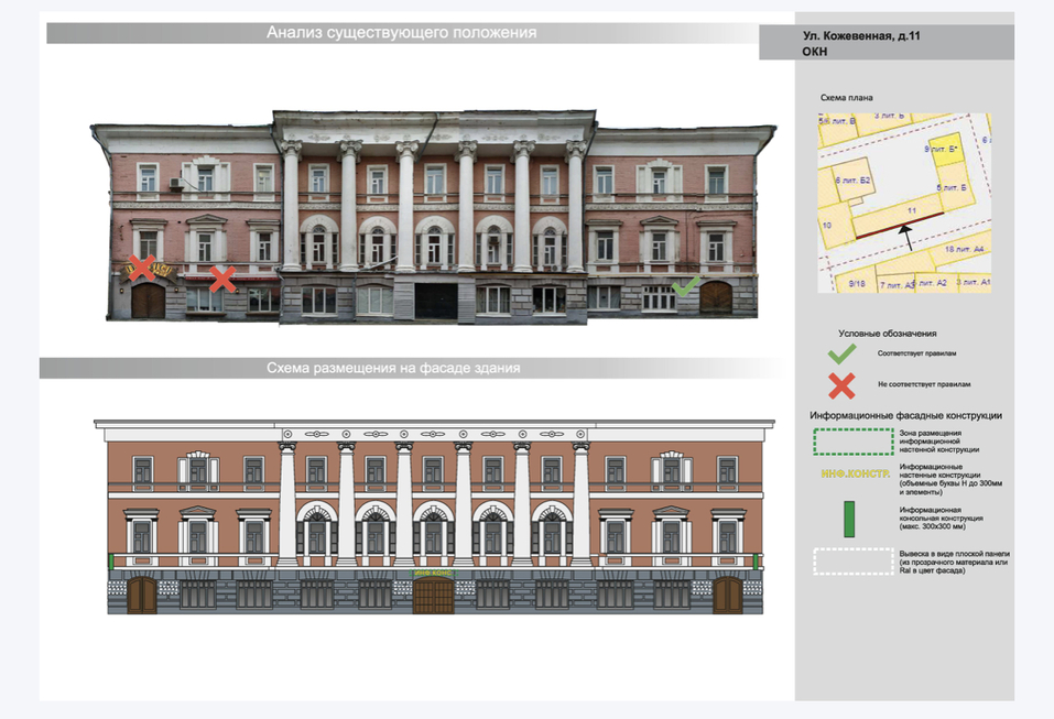 Приглушенные цвета, орфография ХIХ века, особые вывески. Как изменится ул. Кожевенная 1 Приглушенные цвета, орфография ХIХ века, особые вывески. Как изменится ул. Кожевенная 1