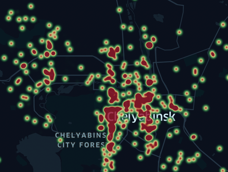 Хакер составил карту самых «инстаграмных» мест Челябинска 2