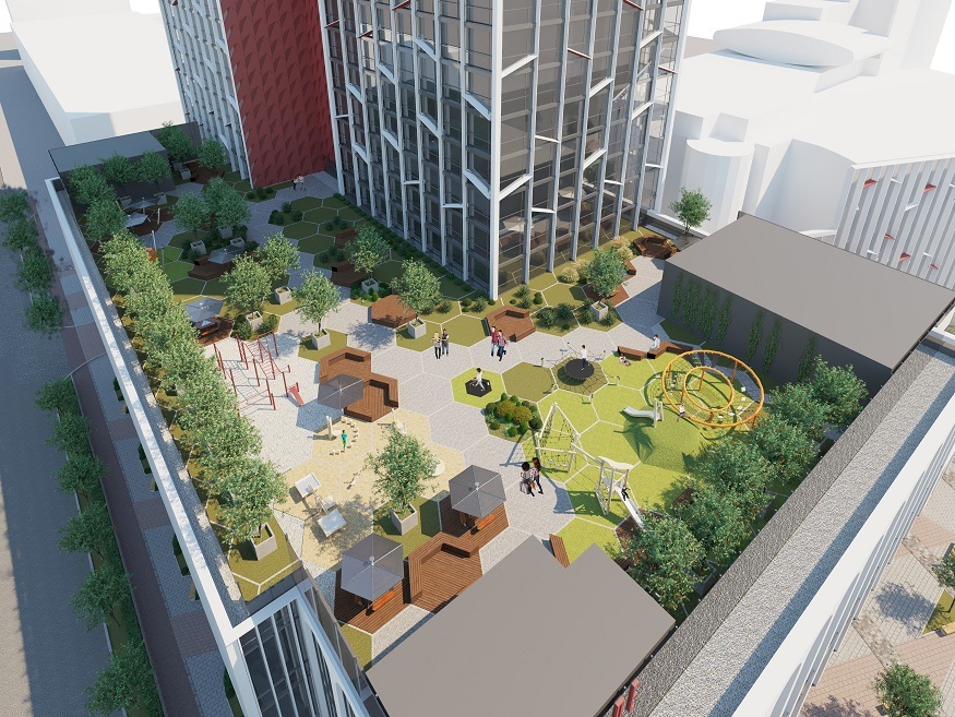 В стометровом небоскребе на Алом поле начали продавать квартиры 1 В стометровом небоскребе на Алом поле начали продавать квартиры 1