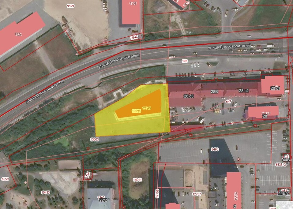 Участок, где расположен недострой Участок, где расположен недострой