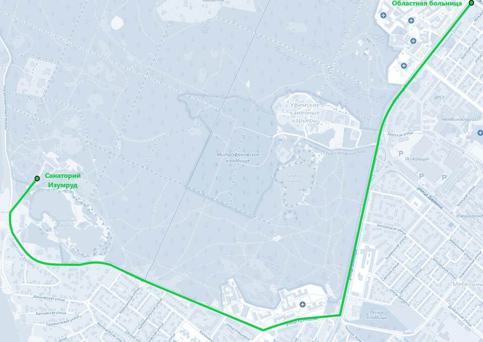 До Изумрудного карьера в Челябинске будет ходить автобус 1 До Изумрудного карьера в Челябинске будет ходить автобус 1